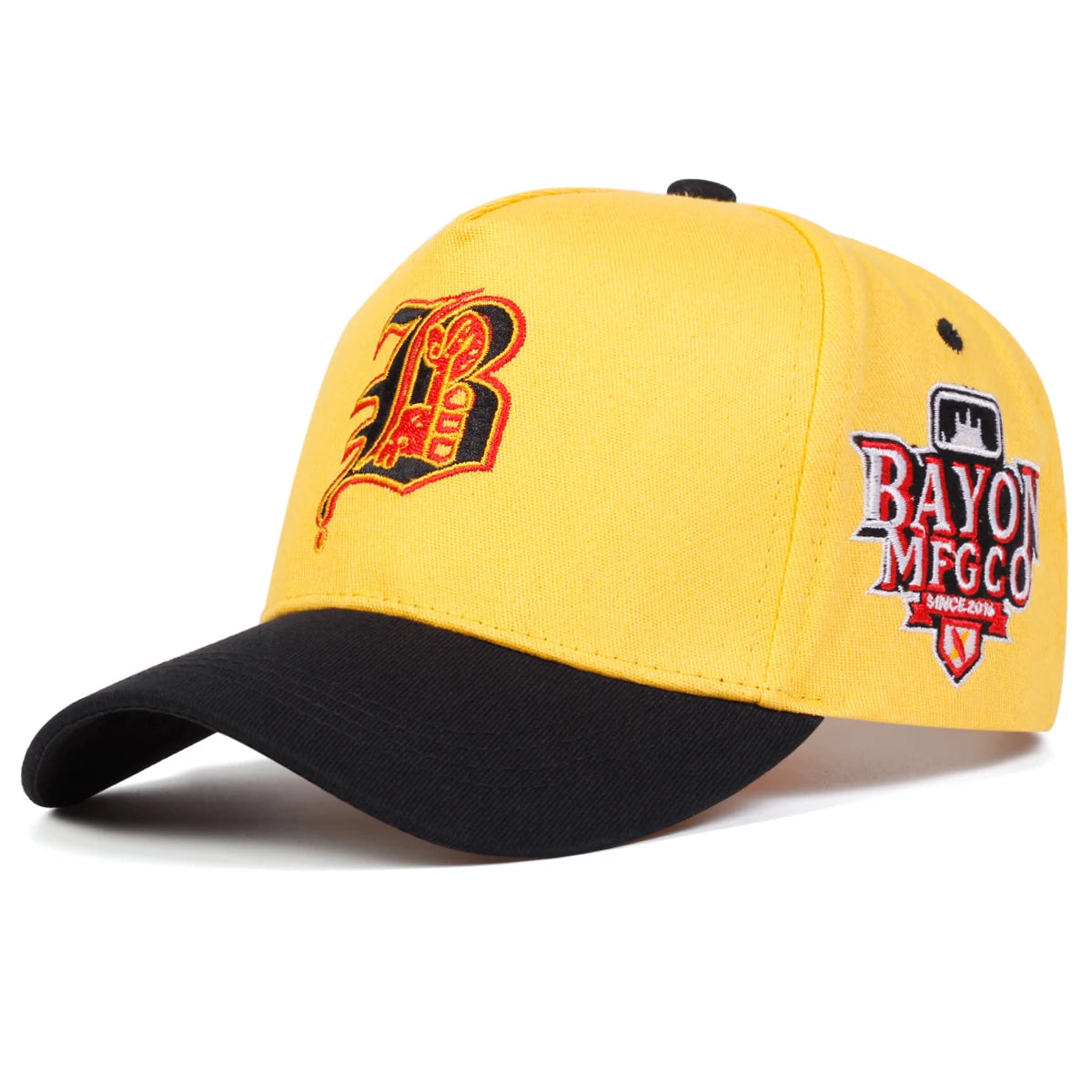 Gothic B Embroidery Baseball Cap Unisex Outdoor Adjustable Sun Protection