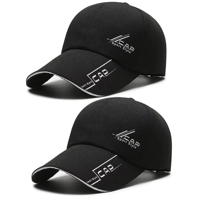 Women Long Brim Outdoor Sun Protection Baseball Cap Polyester