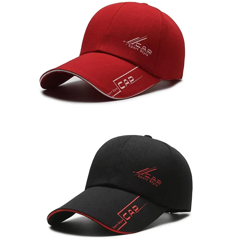Women Long Brim Outdoor Sun Protection Baseball Cap Polyester