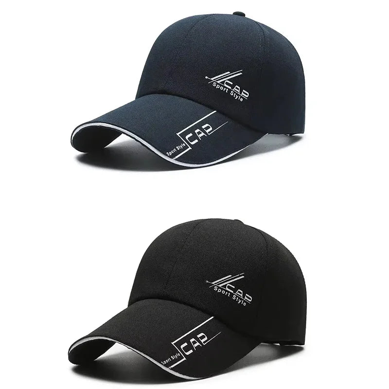 Women Long Brim Outdoor Sun Protection Baseball Cap Polyester