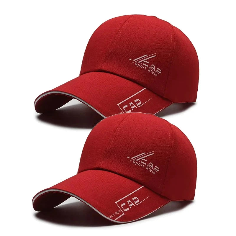 Women Long Brim Outdoor Sun Protection Baseball Cap Polyester