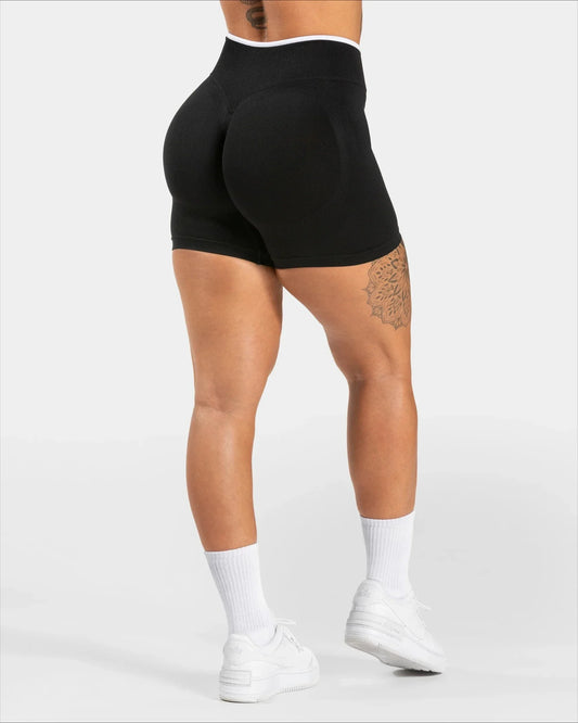 Women's Seamless High Waist Gym Shorts for Yoga and Running