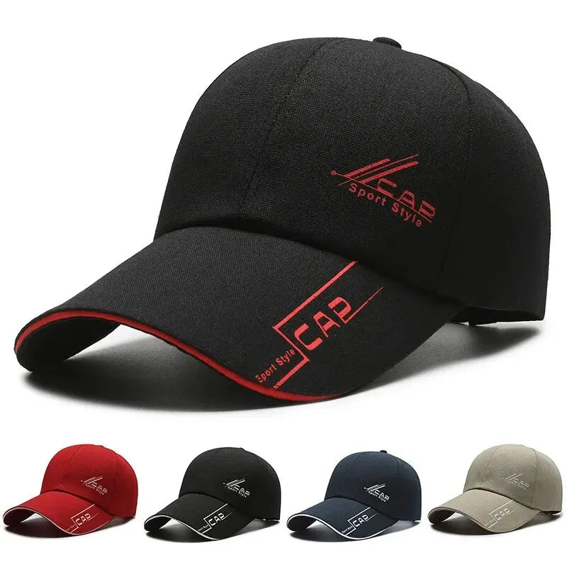 Women Long Brim Outdoor Sun Protection Baseball Cap Polyester
