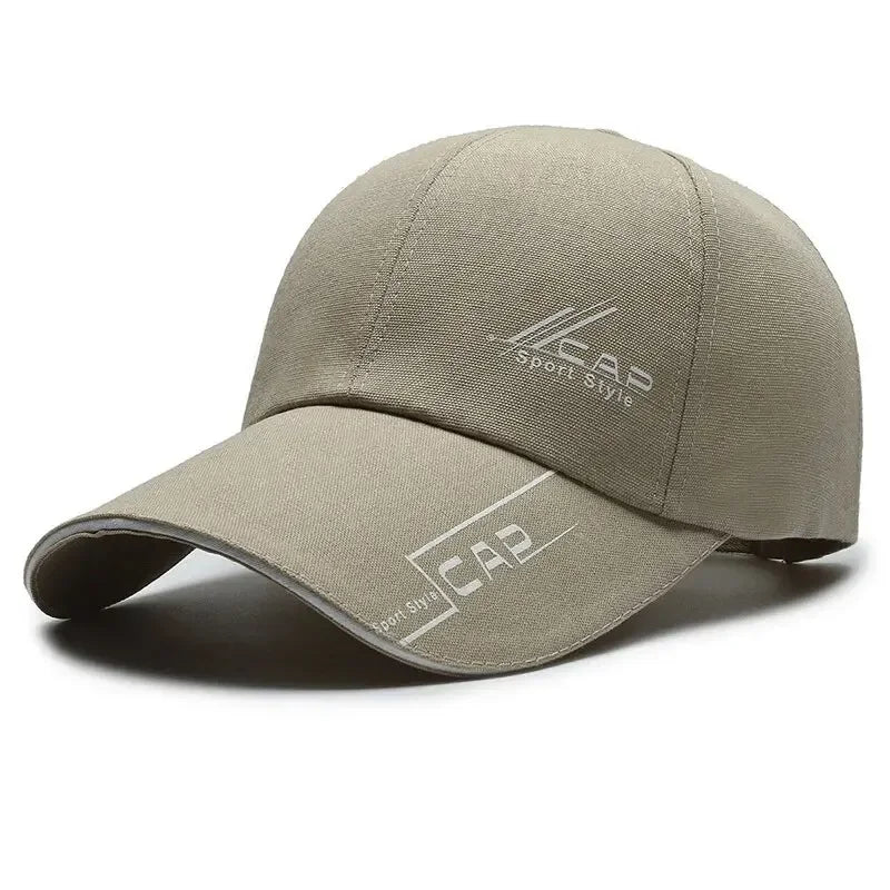 Women Long Brim Outdoor Sun Protection Baseball Cap Polyester