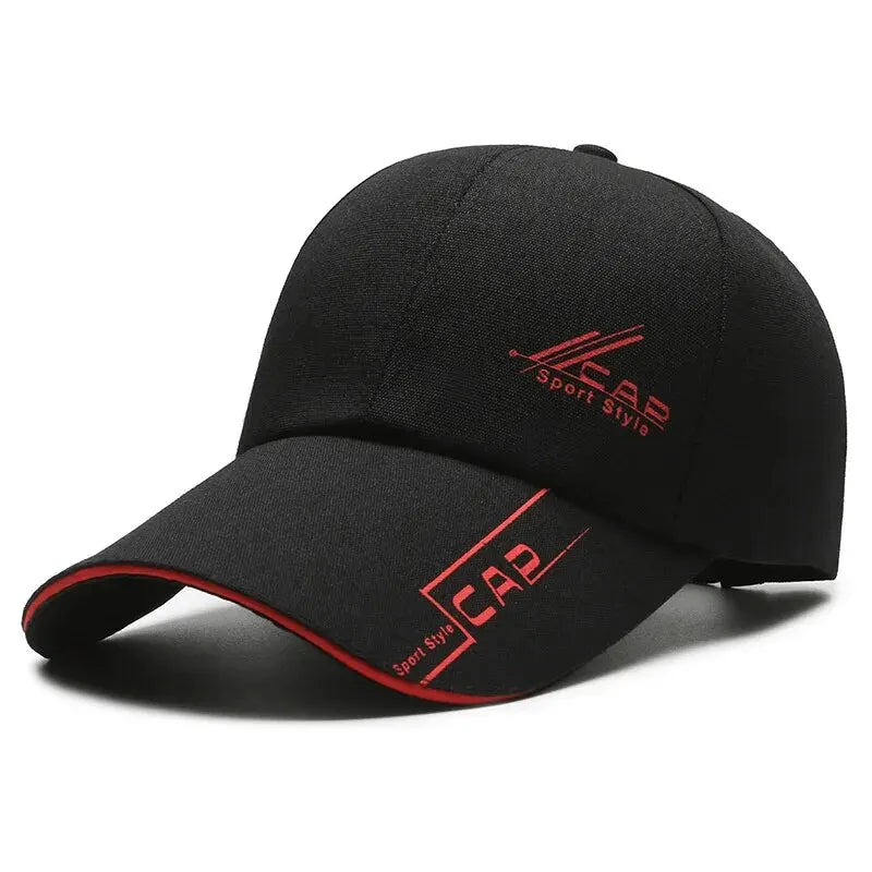 Women Long Brim Outdoor Sun Protection Baseball Cap Polyester