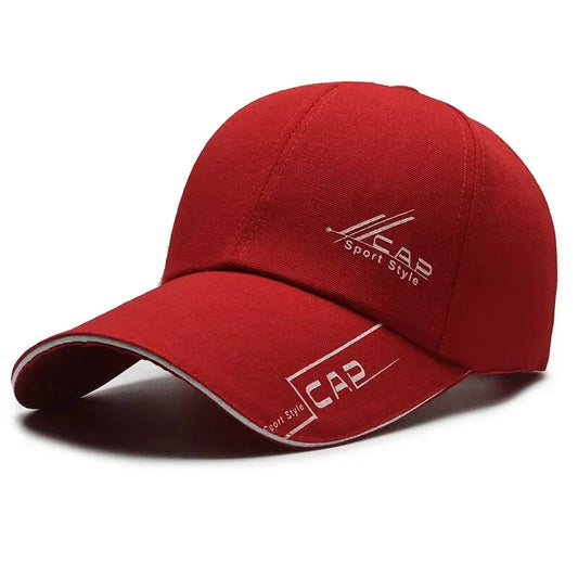 Women Long Brim Outdoor Sun Protection Baseball Cap Polyester