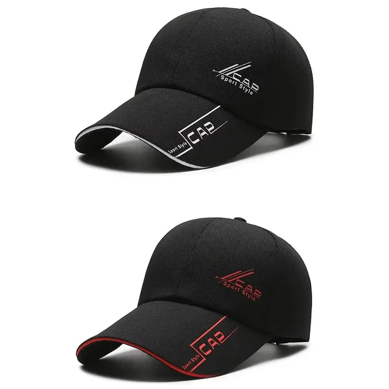 Women Long Brim Outdoor Sun Protection Baseball Cap Polyester