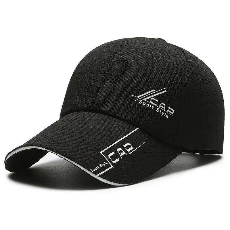 Women Long Brim Outdoor Sun Protection Baseball Cap Polyester