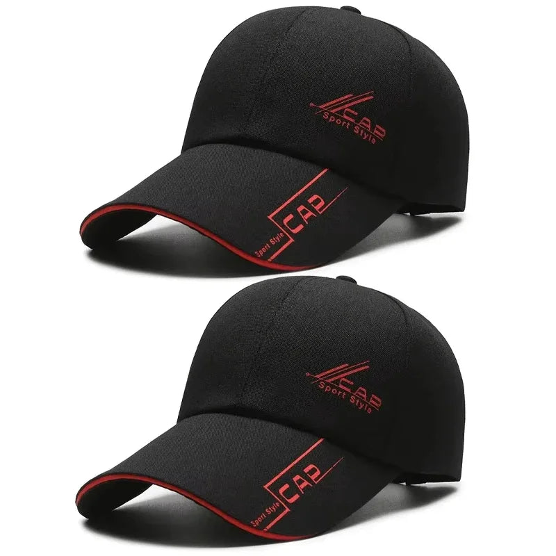 Women Long Brim Outdoor Sun Protection Baseball Cap Polyester