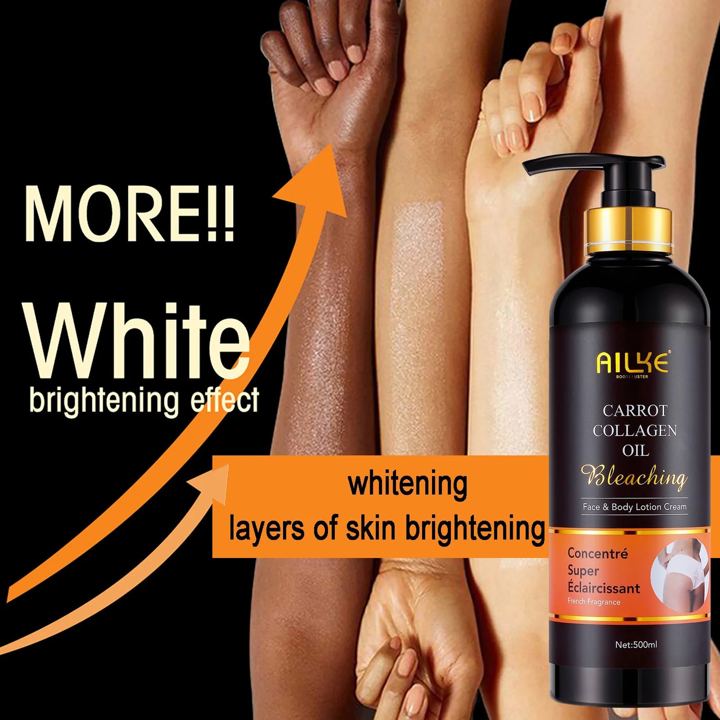 AILKE Collagen Skin Care Kit Whitening Dark Spot Corrector