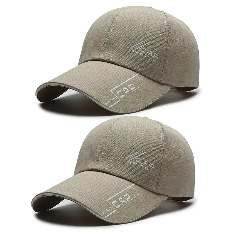 Women Long Brim Outdoor Sun Protection Baseball Cap Polyester