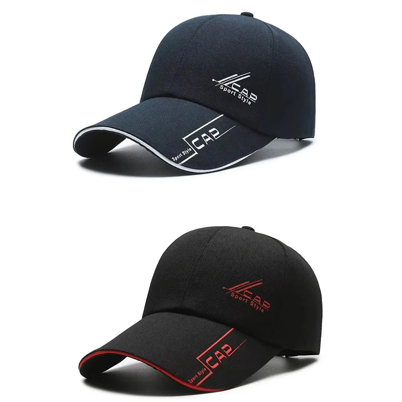 Women Long Brim Outdoor Sun Protection Baseball Cap Polyester