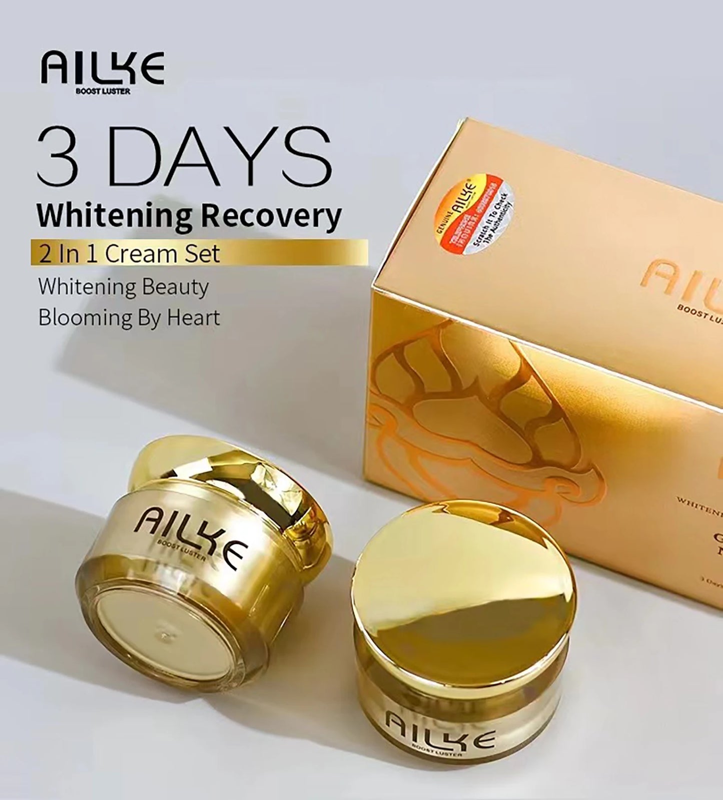 AILKE Dark Spot Corrector Cream With SPF 35 Korean Whitening Hydration
